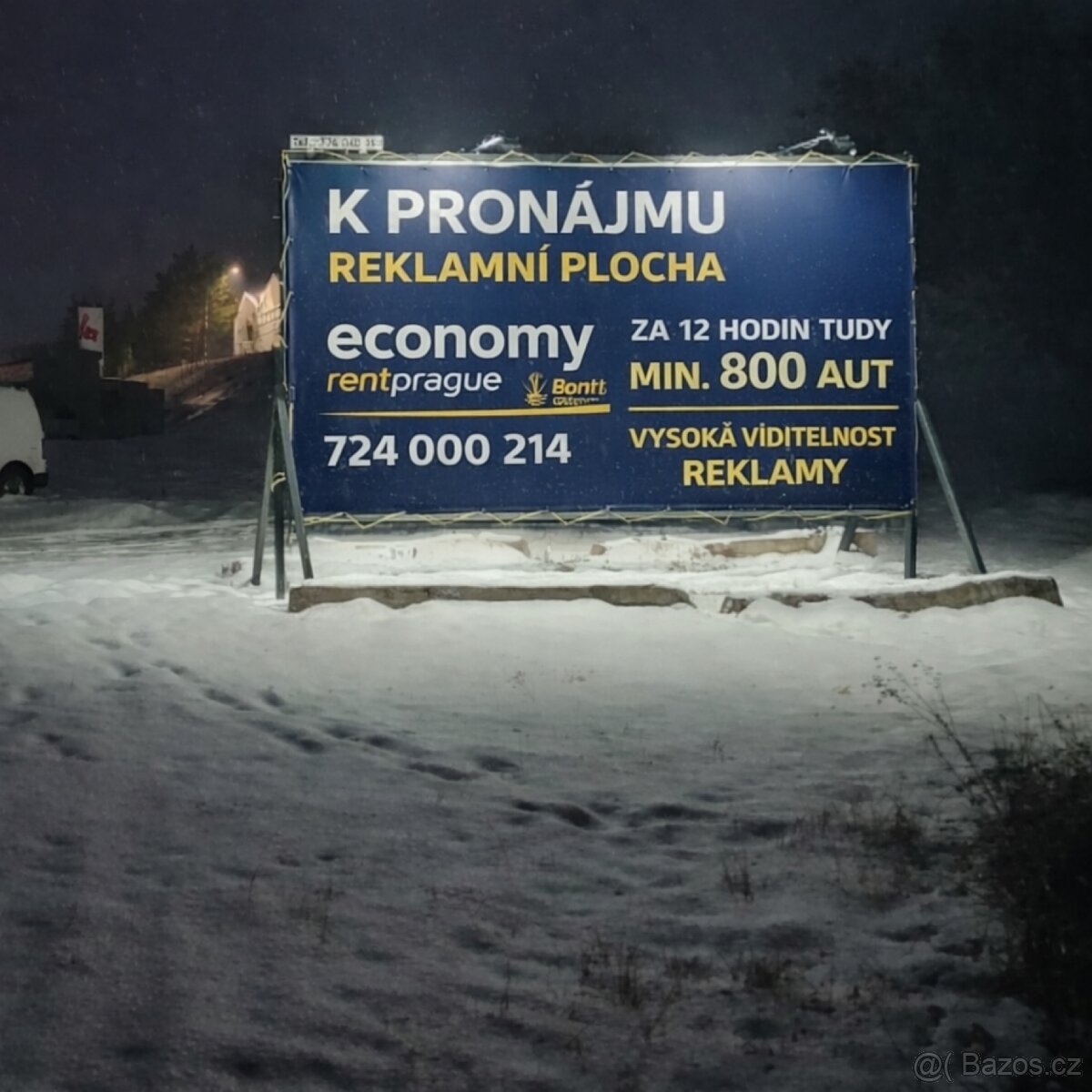 Pronájem osvětleného billboardu Oleška (II/2) – 2 strany